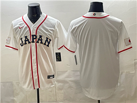 Japan Baseball White 2026 World Baseball Classic Team Jersey