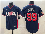 USA Baseball #99 Aaron Judge Navy 2026 World Baseball Classic Jersey