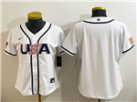 USA Baseball Women's White 2026 World Baseball Classic Team Jersey