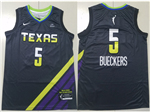 Dallas Wings #5 Paige Bueckers Black Rebel Edition WNBA Basketball Jersey