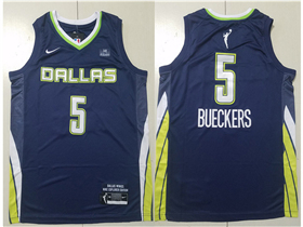 Dallas Wings #5 Paige Bueckers Navy Explorer Edition WNBA Basketball Jersey