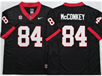Georgia Bulldogs #84 Ladd McConkey Black College Football F.U.S.E. Limited Jersey