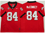 Georgia Bulldogs #84 Ladd McConkey Red College Football F.U.S.E. Limited Jersey