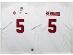 Alabama Crimson Tide #5 Germie Bernard White College Football F.U.S.E. Limited Jersey