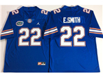 Florida Gators #22 Emmitt Smith Blue College Football Jersey