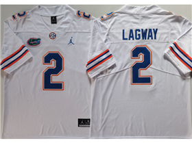 Florida Gators #2 DJ Lagway White College Football Jersey