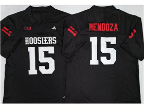 Indiana Hoosiers #15 Fernando Mendoza Black College Football F.U.S.E. Limited Jersey