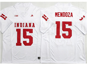 Indiana Hoosiers #15 Fernando Mendoza White College Football F.U.S.E. Limited Jersey