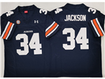 Auburn Tigers #34 Bo Jackson Navy College Football F.U.S.E. Limited Jersey