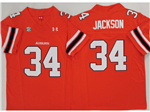 Auburn Tigers #34 Bo Jackson Orange College Football F.U.S.E. Limited Jersey