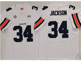 Auburn Tigers #34 Bo Jackson White College Football F.U.S.E. Limited Jersey