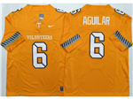 Tennessee Volunteers #6 Joey Aguilar Orange College Football F.U.S.E. Limited Jersey