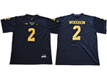 Michigan Wolverines #2 Charles Woodson Navy College Football Jersey