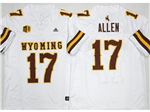 Wyoming Cowboys #17 Josh Allen White College Football F.U.S.E. Limited Jersey