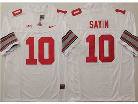 Ohio State Buckeyes #10 Julian Sayin White College Football F.U.S.E. Limited Jersey