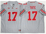 Ohio State Buckeyes #17 Carnell Tate Gray College Football F.U.S.E. Limited Jersey