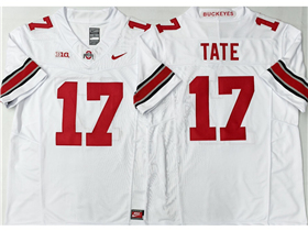Ohio State Buckeyes #17 Carnell Tate White College Football F.U.S.E. Limited Jersey