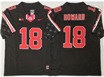 Ohio State Buckeyes #18 Will Howard Black Special College Football Limited Jersey