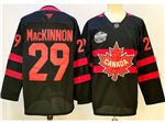 2025 4 Nations Face-Off Team Canada #29 Nathan MacKinnon Black Hockey Jersey