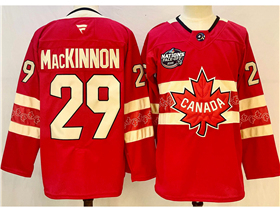 2025 4 Nations Face-Off Team Canada #29 Nathan MacKinnon Red Hockey Jersey