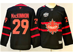 2025 4 Nations Face-Off Team Canada #29 Nathan MacKinnon Youth Black Hockey Jersey