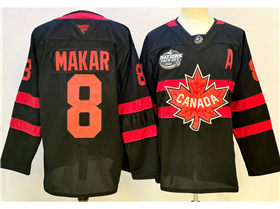 2025 4 Nations Face-Off Team Canada #8 Cale Makar Black Hockey Jersey