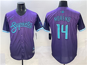Arizona Diamondbacks #14 Gabriel Moreno Purple 2025 City Connect Limited Jersey