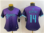 Arizona Diamondbacks #14 Gabriel Moreno Women's Purple 2025 City Connect Limited Jersey