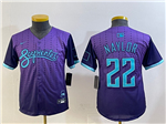 Arizona Diamondbacks #22 Josh Naylor Youth Purple 2025 City Connect Limited Jersey