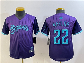 Arizona Diamondbacks #22 Josh Naylor Youth Purple 2025 City Connect Limited Jersey