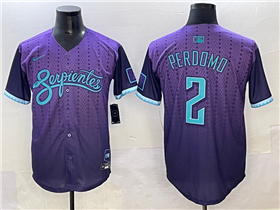 Arizona Diamondbacks #2 Geraldo Perdomo Purple 2025 City Connect Limited Jersey