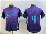 Arizona Diamondbacks #4 Ketel Marte Youth Purple 2025 City Connect Limited Jersey