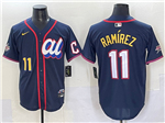 American League #11 Jose Ramirez Navy 2025 MLB All-Star Edition Limited Jersey