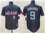 Miami Marlins #9 Xavier Edwards Black 2025 City Connect Limited Jersey
