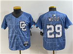 Washington Nationals #29 James Wood Youth 2025 Blue City Connect Limited Jersey