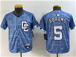 Washington Nationals #5 CJ Abrams Youth 2025 Blue City Connect Limited Jersey