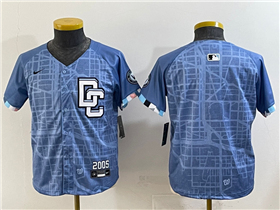 Washington Nationals Youth 2025 Blue City Connect Limited Team Jersey