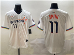 Houston Astros #11 Cam Smith White 2025 City Connect Limited Jersey