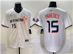 Houston Astros #15 Isaac Paredes White 2025 City Connect Limited Jersey