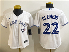 Toronto Blue Jays #38 Nathan Lukes Women's White Limited Jersey