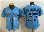 Toronto Blue Jays #27 Vladimir Guerrero Jr. Women's Powder Blue Limited Jersey