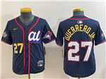 American League #27 Vladimir Guerrero Jr. Youth Navy 2025 MLB All-Star Limited Jersey