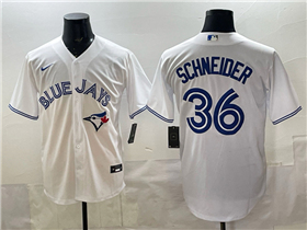 Toronto Blue Jays #36 Davis Schneider White Limited Jersey