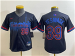Toronto Blue Jays #39 Trey Yesavage Youth Black 2024 City Connect Limited Jersey