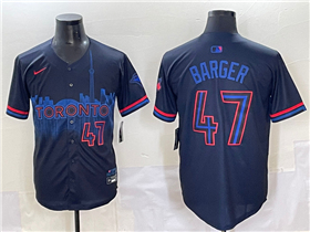Toronto Blue Jays #47 Addison Barger Black 2024 City Connect Limited Jersey