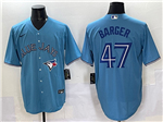 Toronto Blue Jays #47 Addison Barger Alternate Powder Blue Limited Jersey