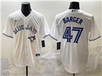 Toronto Blue Jays #47 Addison Barger White Limited Jersey