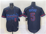 Toronto Blue Jays #5 Daulton Varsho Black 2024 City Connect Limited Jersey