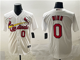 St. Louis Cardinals #0 Masyn Winn White Limited Jersey