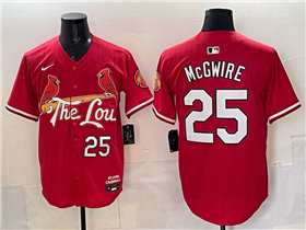St. Louis Cardinals #25 Mark McGwire Red 2024 City Connect Limited Jersey